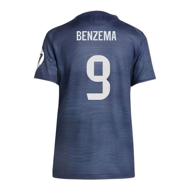 Collector's Premium Edition Real Madrid Away Rare Jersey (Benzema 9)