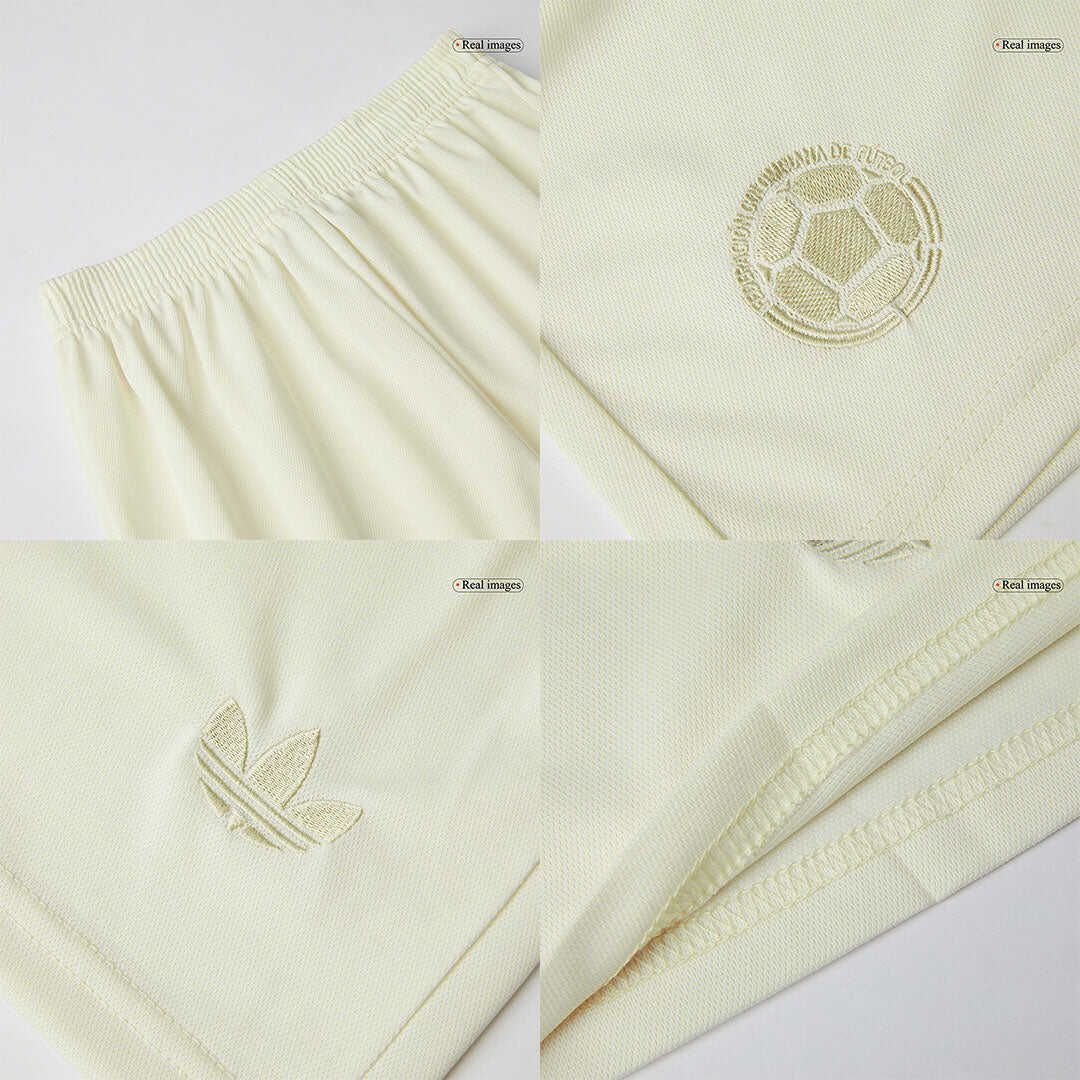 Kid's Colombia Soccer Jersey Kit(Jersey+Shorts) 2024 - 100th Anniversa