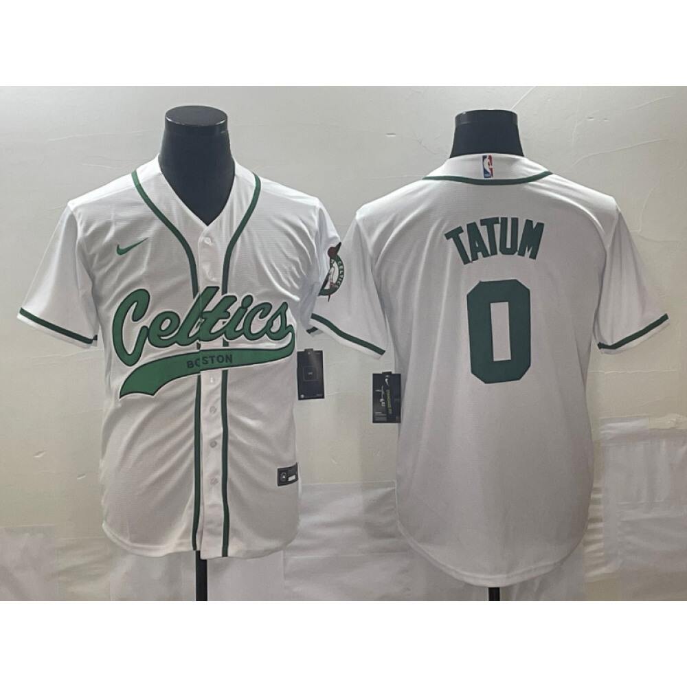 Durable Boston Celtics Jayson Tatum0 Jersey - White - Basketball Fan Gear