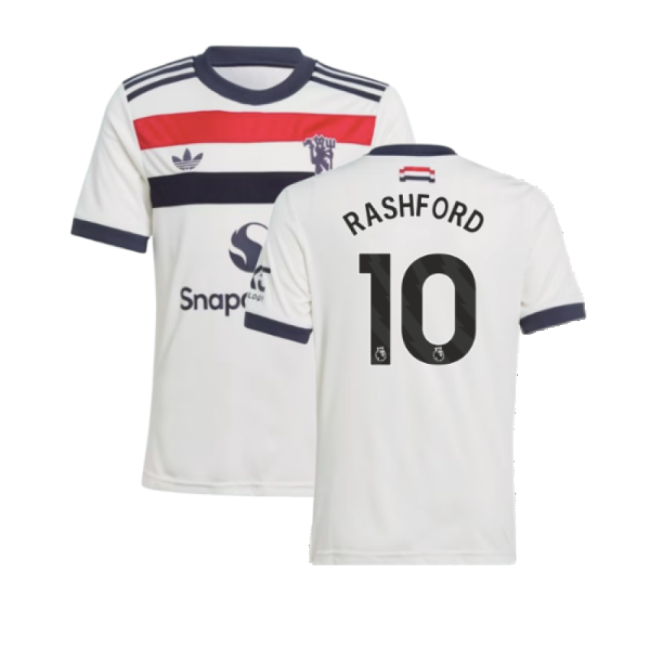 Vintage Man Utd 2024-2025 Man Utd Third Shirt (Kids) (Rashford 10) ...