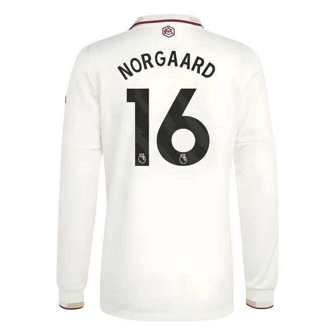 2025-20 Arsenal Third Soccer Jersey Norgaard (16) L S