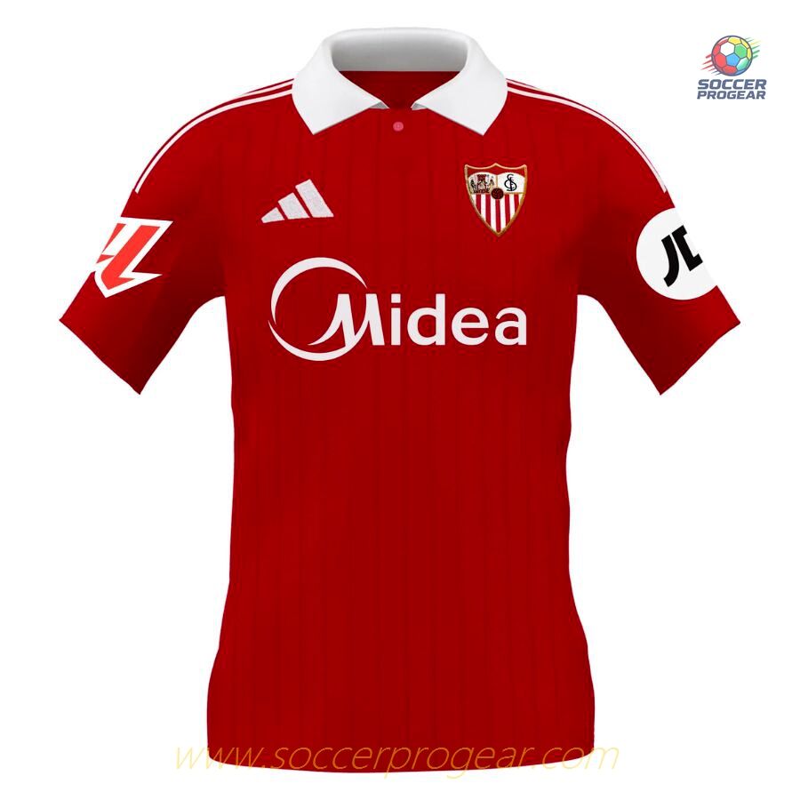 Sevilla FC Away Youth Football Kit Soccer Jersey 2025-2026 Season