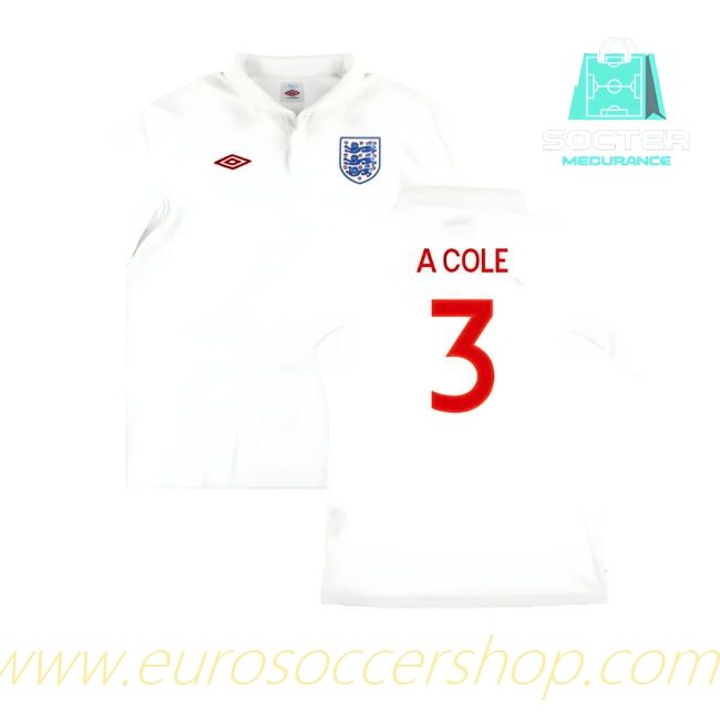 England National Team Home Football Shirt (A COLE 3)