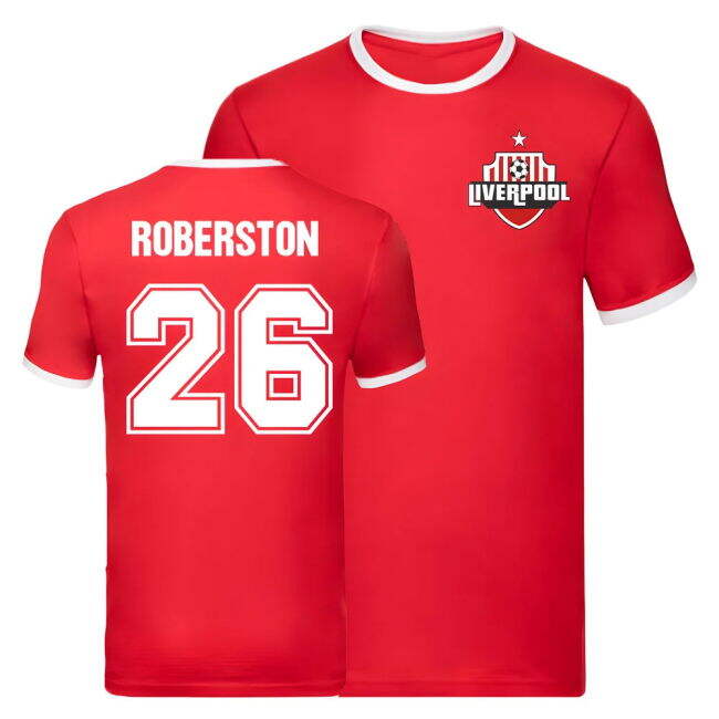 Match-Quality Liverpool Andy Robertson Liverpool Ringer Tee (Red)