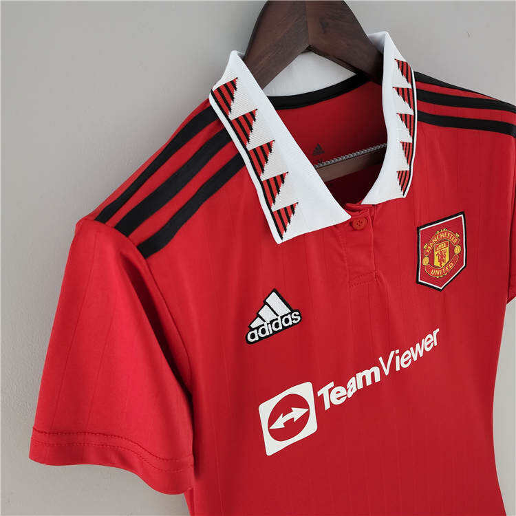 Manchester United 2223 Home Kit Women's Soccer Jersey - Official