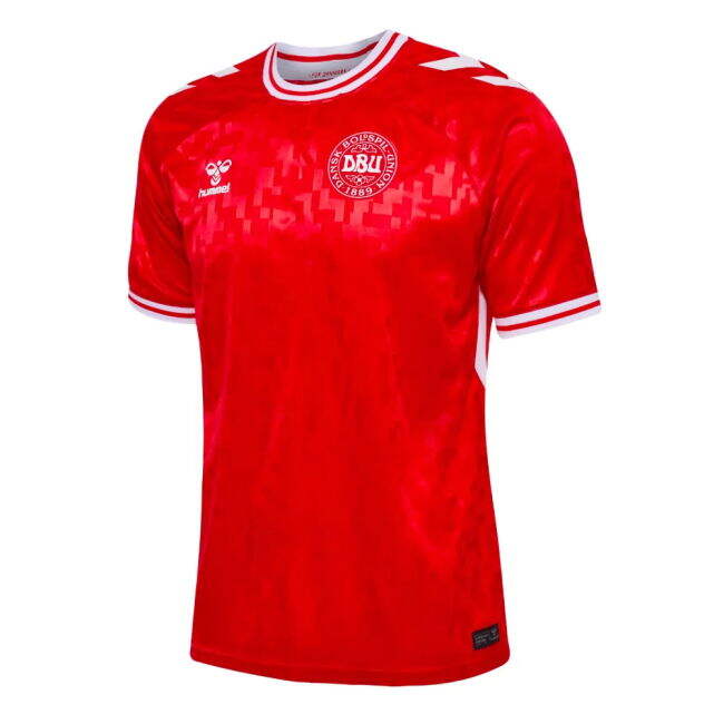 Bah 18 Match Worn Style Denmark Home Player Jersey 2024-2025