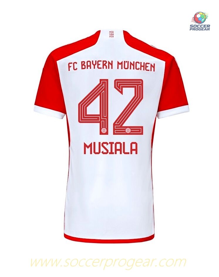 BAYERN MUNICH Match Quality HOME SHIRT 2023-24 MUSIALA