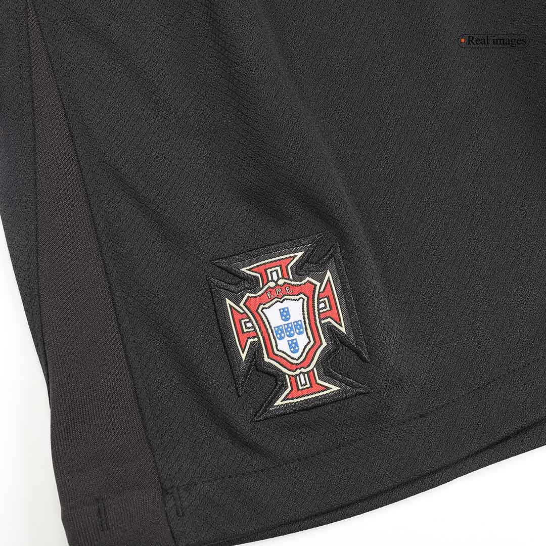 Portugal Away Soccer Shorts Euro 2024 Authentic Kit