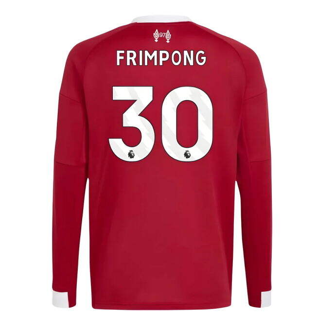 Liverpool Home Jersey 2025-20 Frimpong 30 L M S Kids