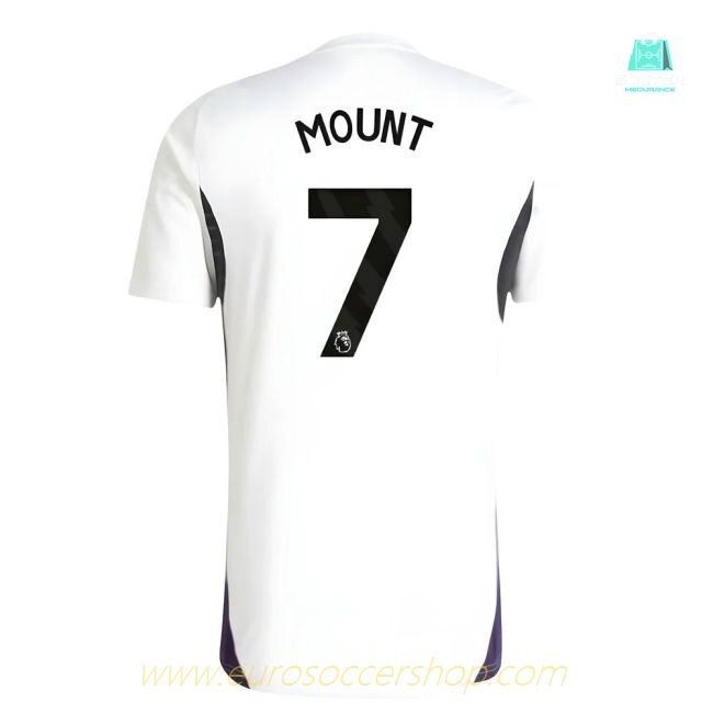 2025-2026 Man Utd Training Jersey (White) (Mount 7)