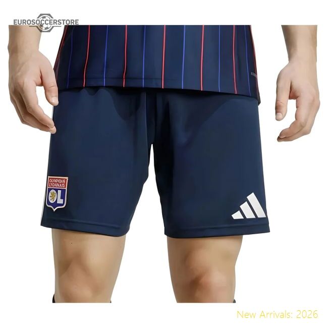 Trending 2025-2026 Olympique Lyon Away Shorts (Night Indigo)