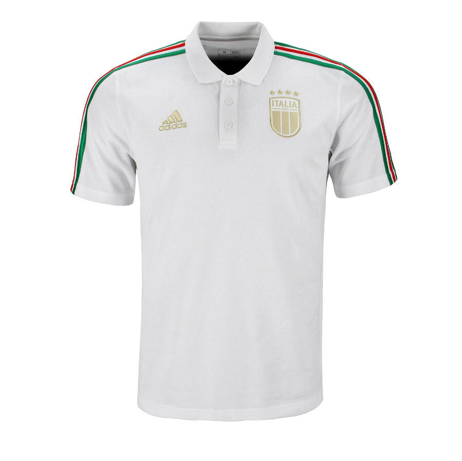 Elite 2024 Italy White Polo Shirt - Official Replica 6502