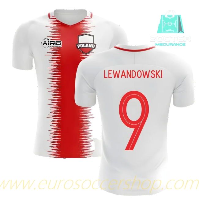 2025/26 Campaign Poland Official Home Shirt Youth (Lewandowski 9)