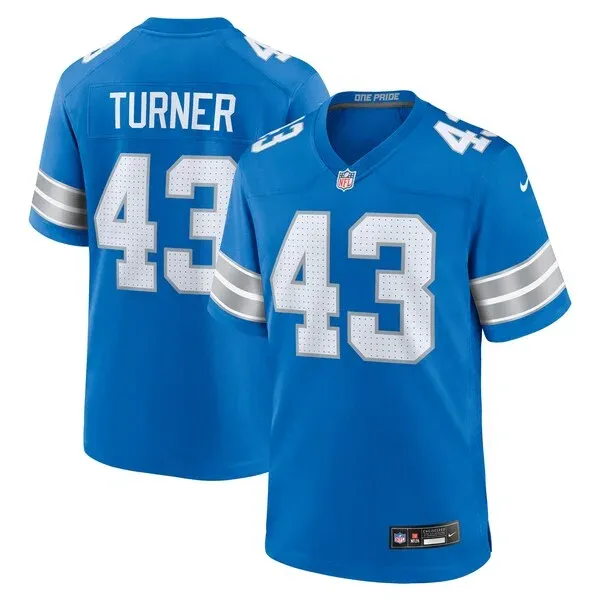 Performance None Game Jersey - Premium Blue NFL Fan Jersey | Game D...