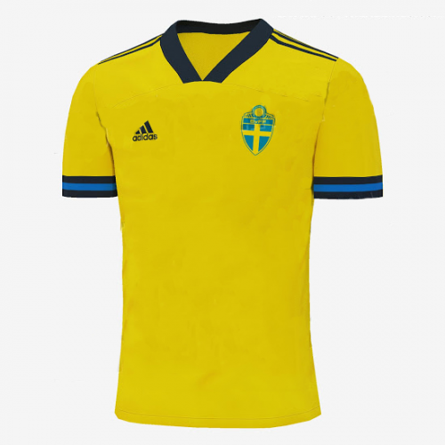 Euro 2020 Sweden Home Soccer Jersey Shirt - Official Replica 15326