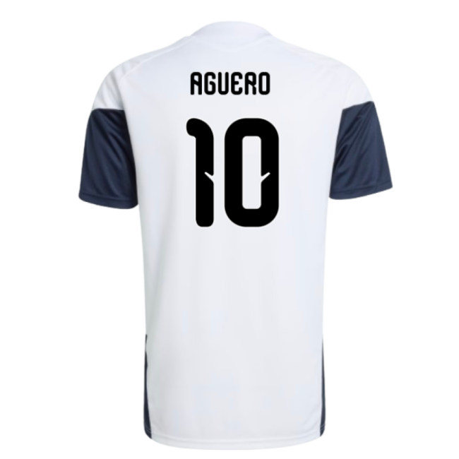 2026-2027 Argentina Training Jersey (White) (Aguero 10)