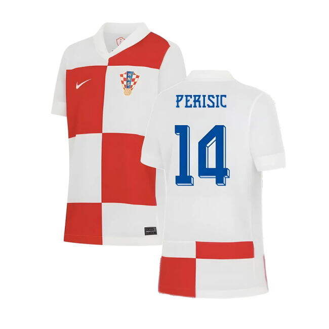 Kids Player Issue Style Croatia Home Pro Shirt 2024-2025