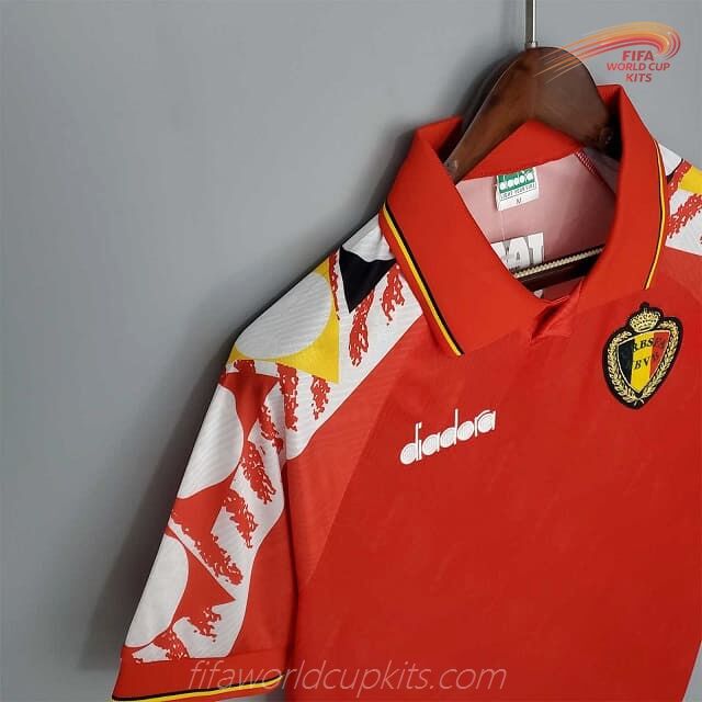 Belgium Primary Soccer Jersey season 1995