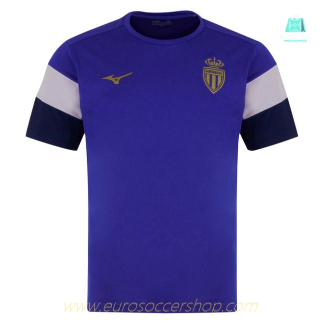 2025-2026 AS Monaco Pre Match Shirt (Blue) (Your Name)