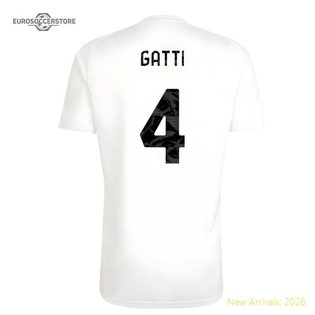 2025-2026 Juve Training Tee (white) (gatti 4) - Official Design