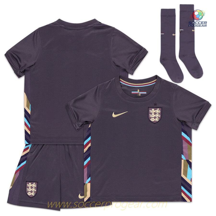 England Away Kids Football Kit Football Jersey 2024-2025 Season