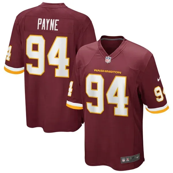 Performance None Game Jersey - Premium Burgundy NFL Fan Jersey | Ga...