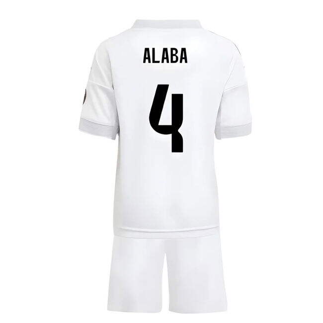 2025-2026 Real Madrid Home Football Shirt (Alaba 4) UV Protection