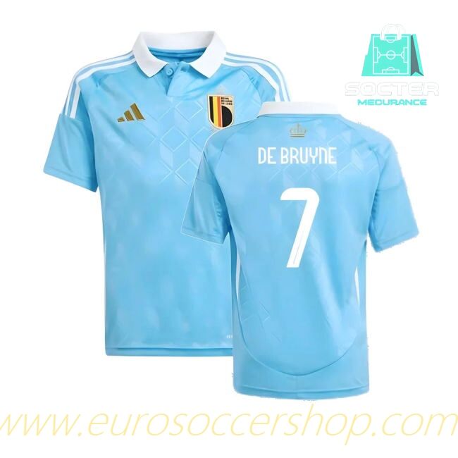 2024/25 Campaign Belgium Away Shirt Junior (De Bruyne 7)
