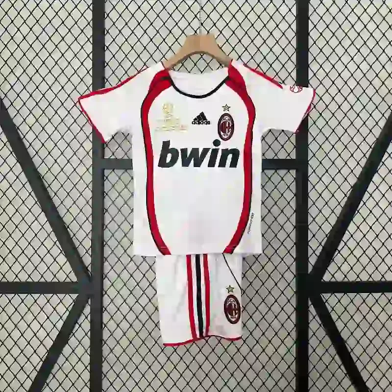 2006-2007 Kids AC Milan Jersey retro kit