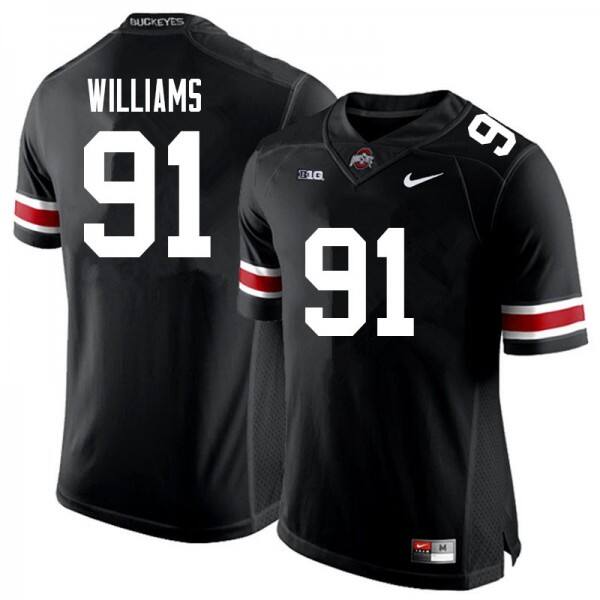 Men Ohio State Buckeyes Tyleik Williams #91 Big Ten Jersey