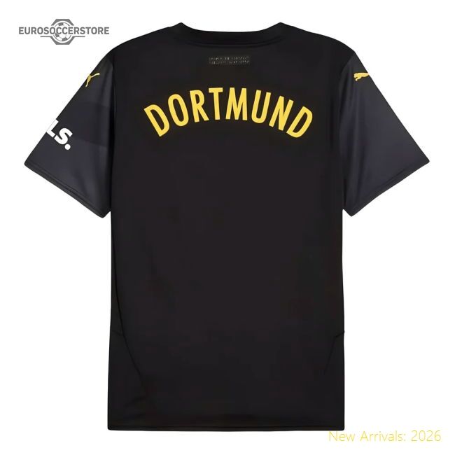 Excellent 2024-2025 Borussia Dortmund Away Shirt (kids) (haaland 9)