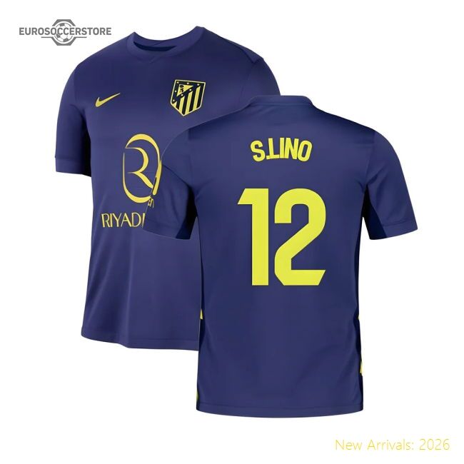 Performance 2025-2026 Atletico Madrid Away Shirt (S.Lino 12)