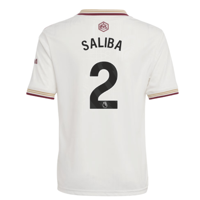 2025-2026 Arsenal Third Shirt (Kids) (Saliba 2) - game day