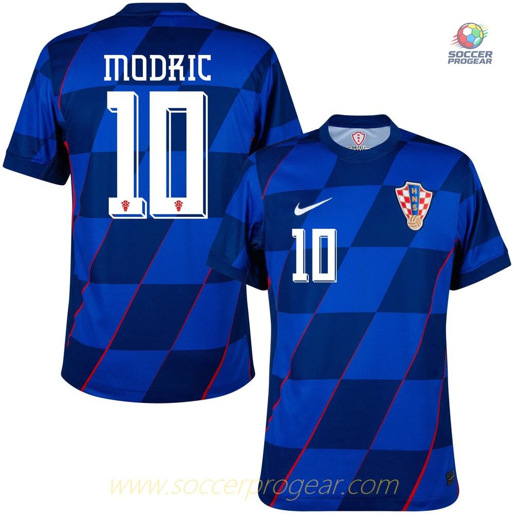 Croatia Away Kids Football Jersey 2024-25 Edition Modric