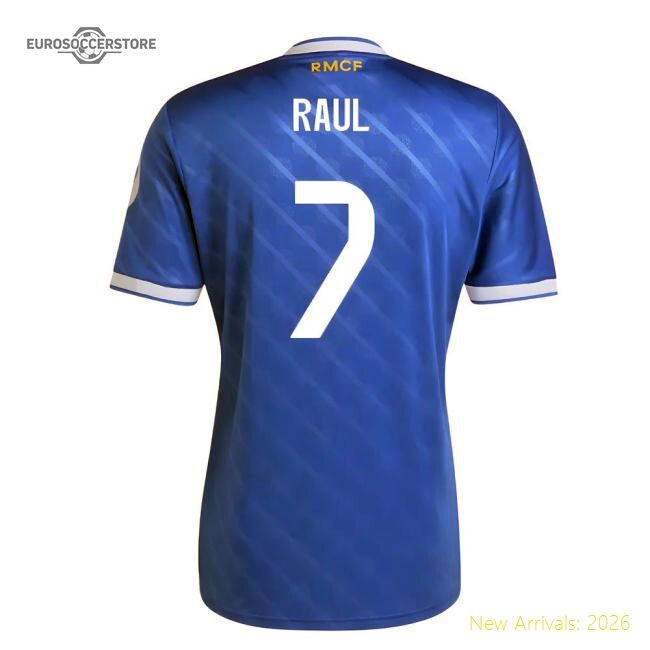 Excellent 2025-2026 Real Madrid Third Jersey (raul 7) - Fan Design
