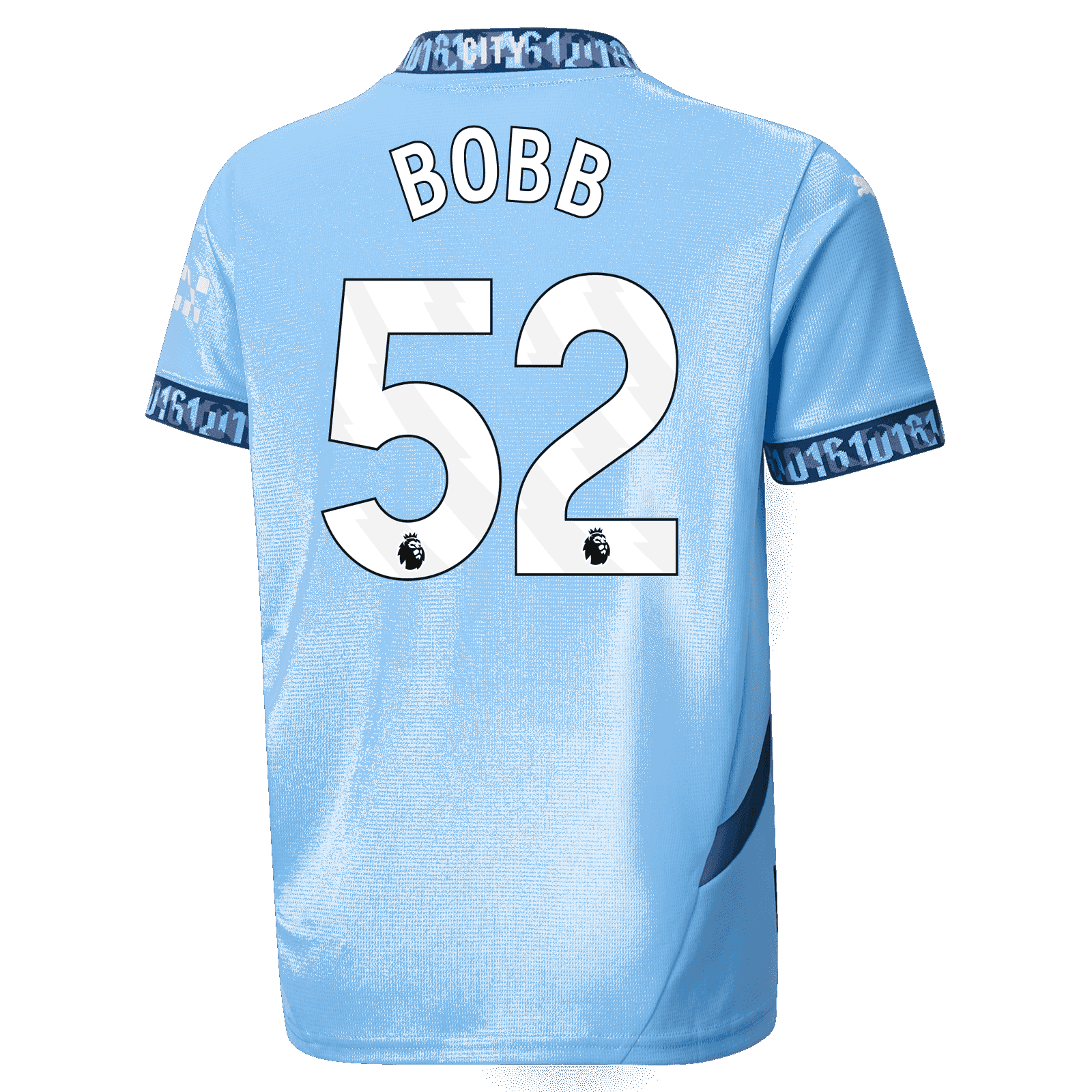 Oscar Bobb's 52nd Home Jersey for Manchester City in the 24-25 Season