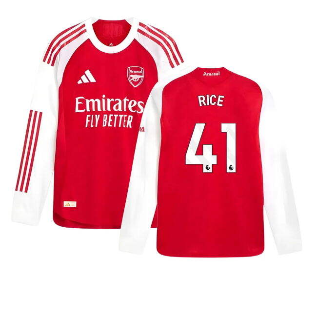 2025-2026 Arsenal Club Home Kit (Rice 41)