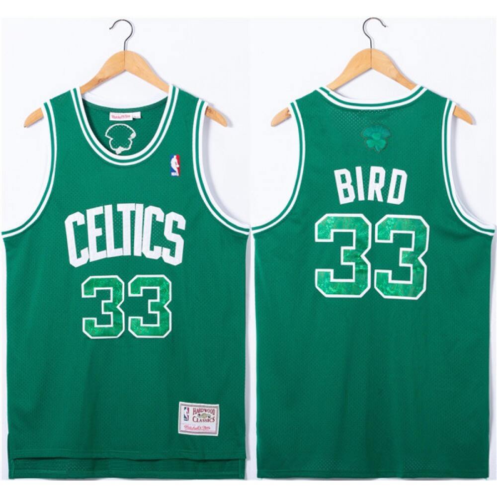 Authentic 33 Boston Celtics Jersey Green - - Fan Favorite