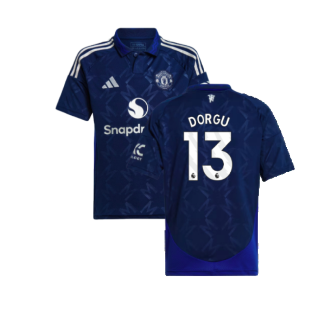 Official 2024-2025 Man Utd Away Shirt (kids) (dorgu 13) - Premium
