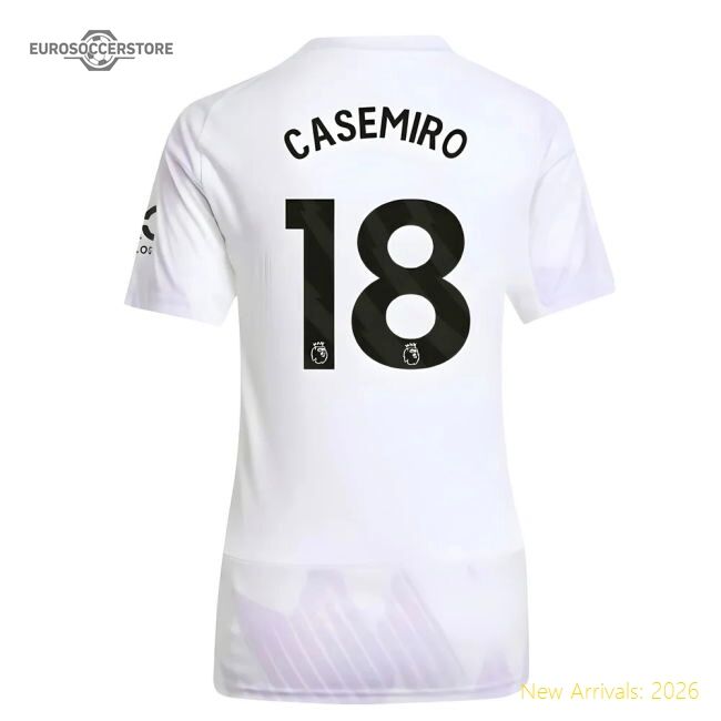 Premium 2025-2026 Man Utd Away Shirt (womens) (casemiro 18) - Premium
