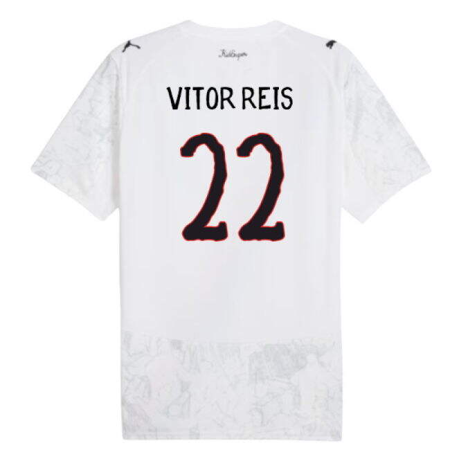 2025-2026 KIDSUPER x Manchester City CWC Shirt (White) (Vitor Reis 22)
