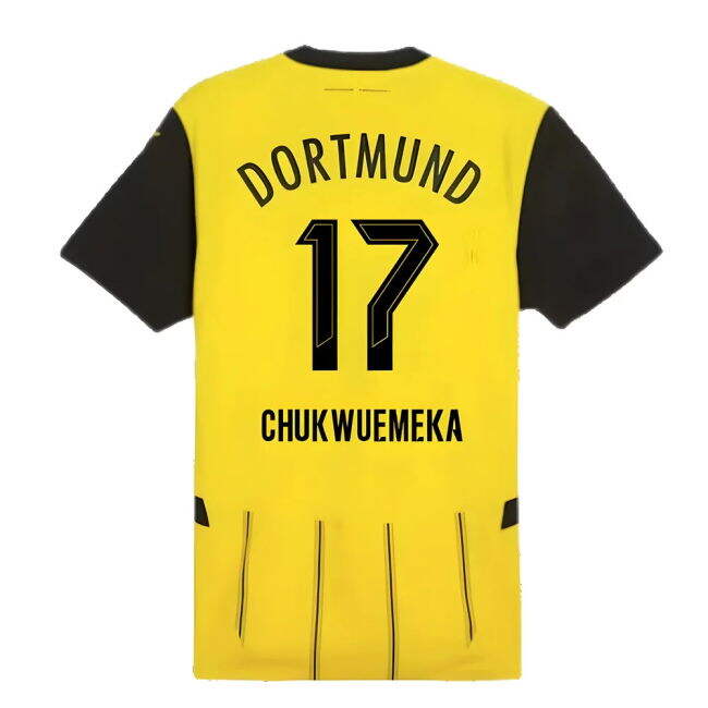 Borussia Dortmund Authentic official style Home Shirt 2024-2025 (Adult