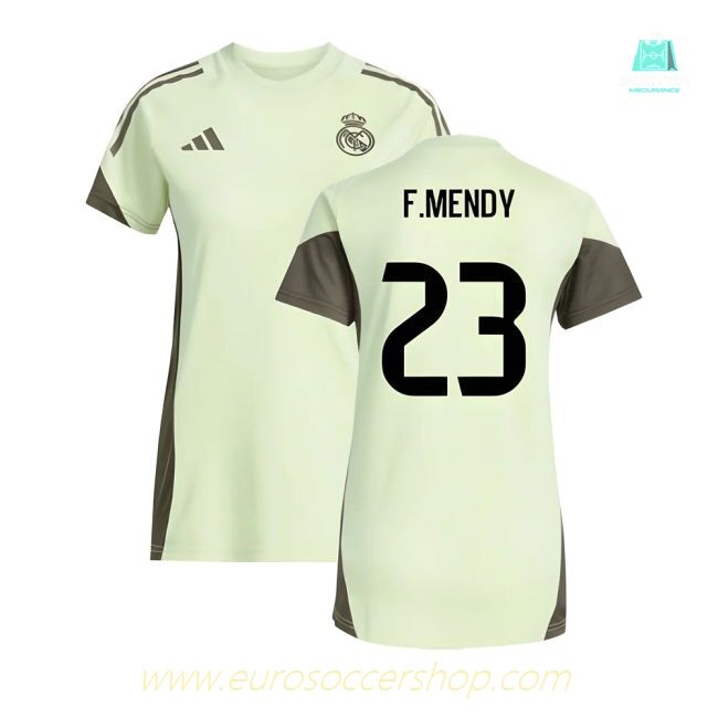 2025-2026 Real Madrid Training Jersey (Almost Lime) - Womens (F.Mendy 23)