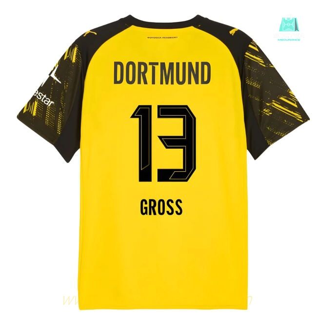 2025-2026 Borussia Dortmund Warm Up Jersey (Yellow) (Gross 13)