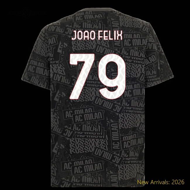 Pro-level Ac Milan Home Joao Felix Jersey 2025-2026 Comfortable