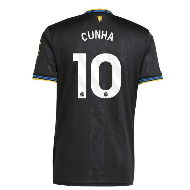 Stylish Man Utd 2025-2026 Manchester United Third Shirt (Cunha 10) ...