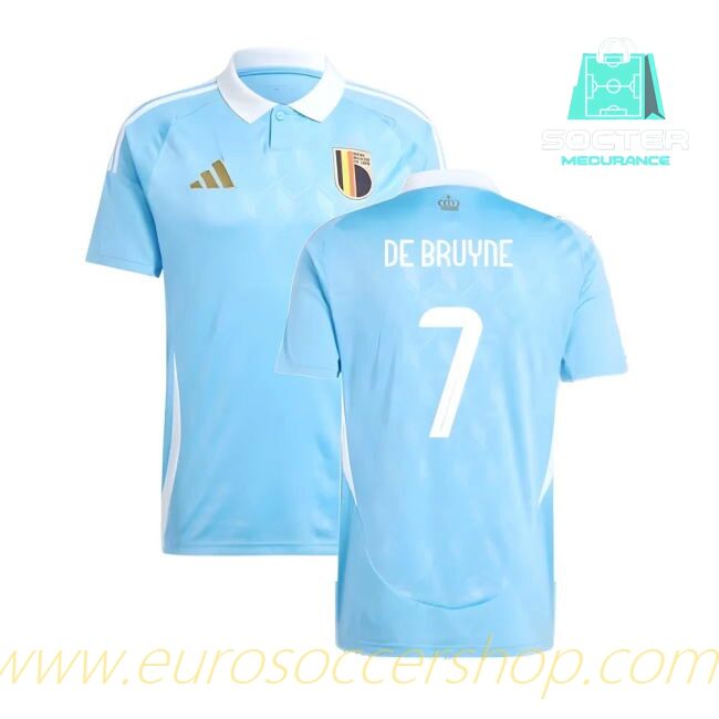 Replica 2024-25 Collection Belgium Away Football Shirt (De Bruyne 7)