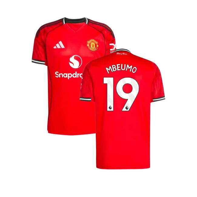 High-Quality Man Utd 2025-2026 Man Utd Home Shirt (Mbeumo 19)