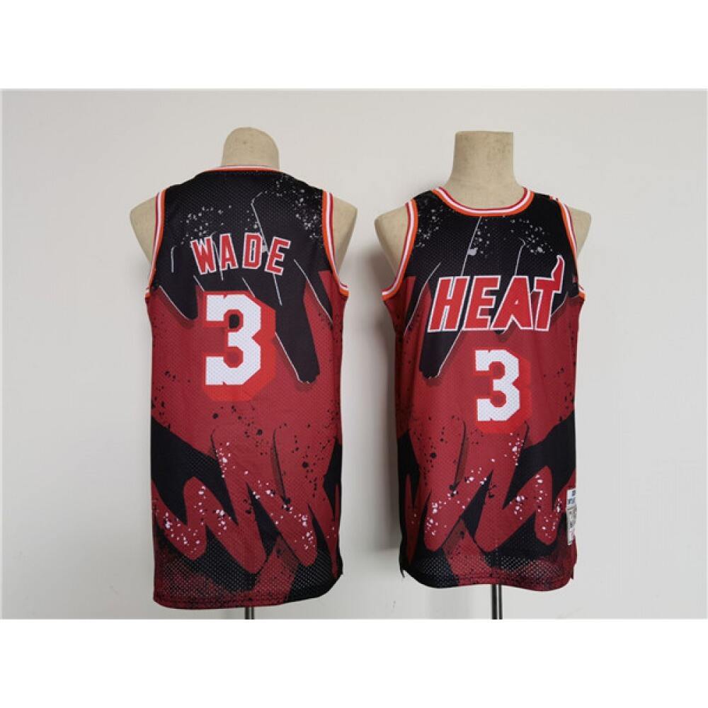 Collector's Item High-Quality Men's Heat #3 Dwyane None Basketball Jersey