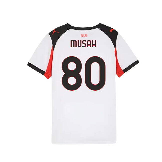 Ac Milan Official 2025-2026 Away Soccer Jersey - Durable Fabric